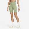 Nike Women's  Sportswear Classic High-waisted 8" Biker Shorts In Green