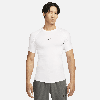 Nike Men's  Pro Dri-fit Tight Short-sleeve Fitness Top In White