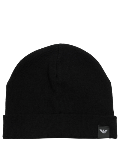 Emporio Armani Beanie In Black