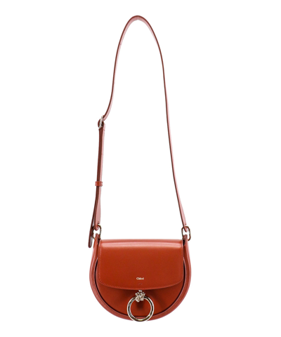 Chloé Arlène Crossbody Bag In Brown