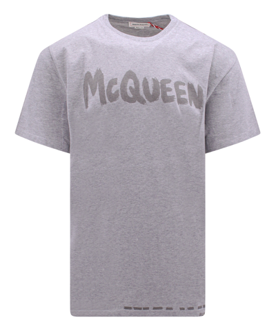 Alexander Mcqueen T-shirt In Grey