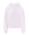 Alexander Wang Puff Logo Cotton Hoodie In White