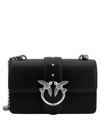 Pinko Love Birds Shoulder Bag In Black