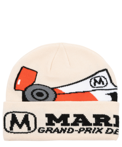 Market Grand Prix Beanie In White