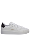 Golden Goose Mens Silver Com Pure Star Bio Logo-print Faux-leather Low-top Trainers In White
