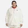 Nike Women's  Sportswear Phoenix Fleece Oversized Full-zip Hoodie (plus Size) In White