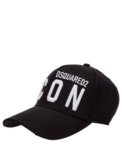 Dsquared2 Icon Baseball Cap In Black