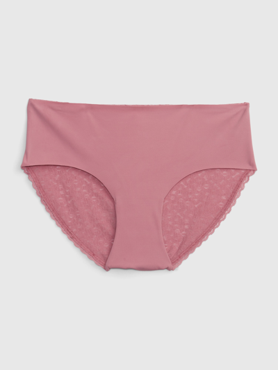 Gap No-show Lace Hipster In Rosetta Pink