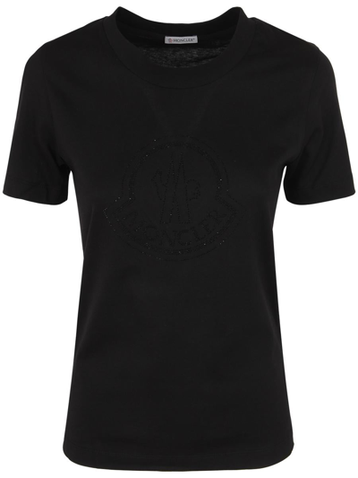 Moncler T-shirt Clothing In Black