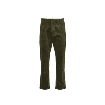 Anerkjendt Jan New Cord Trousers In Forest Night From