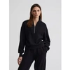 Varley Davidson Viscose Blend Sweatshirt In Black