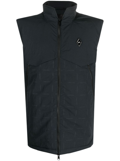 A-cold-wall* Logo-patch Printed Gilet In Black