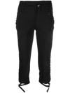 Jacquemus Le Pantalon Caraco Cropped Trousers In Black