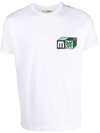 Modes Garments Graphic-print Cotton T-shirt In White