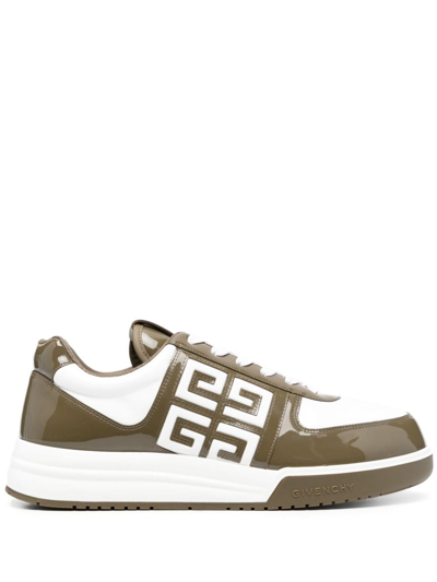 Givenchy G4 Logo-patch Sneakers In White