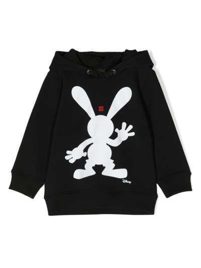 Givenchy Kids' X Disney Graphic-print Hoodie In Black