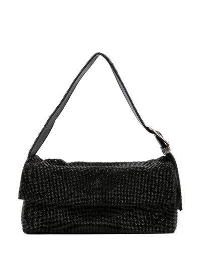 Benedetta Bruzziches Buckle-detail Shoulder Bag In Black
