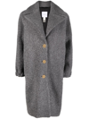 Patou Voluminous Coat With Long Sleeves. In Grey