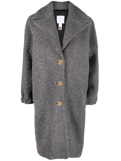 Patou Elliptic Coat In Grey