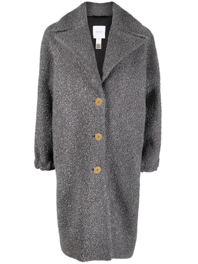 PATOU PUFF-SLEEVE SINGLE-BREASTED COAT