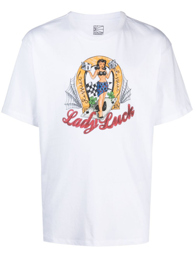 Paccbet Men Lady Luck Tee Shirt Knit In White