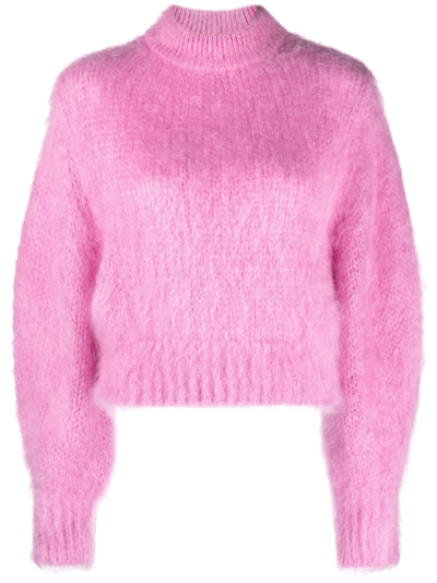 Nina Ricci Balloon Sleeve Jumper In Pink