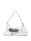 DSQUARED2 GOTHIC LEATHER SHOULDER BAG