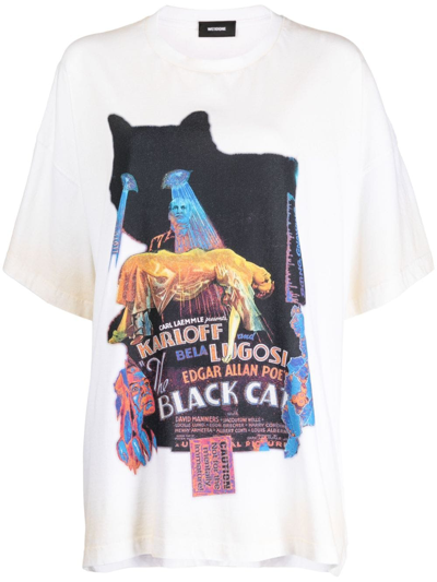 We11 Done White Printed T-shirt