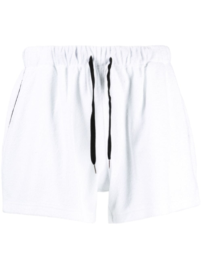 Blue Sky Inn Textured-finish Deck Shorts In White