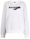 WE11 DONE LOGO INTARSIA-KNIT CREW-NECK JUMPER