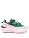 Moncler 45mm Trailgrip Gtx Leather Sneakers In Pink