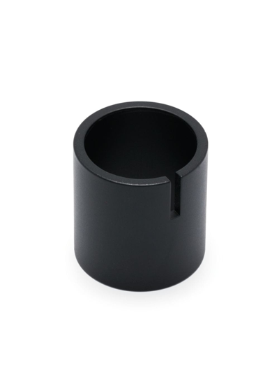 Rick Owens Slitted Thumb Ring In 09 Black
