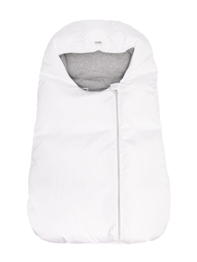 Herno Logo-plaque Padded Sleep Bag In White
