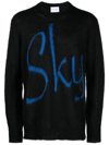 BLUE SKY INN LOGO-PRINT CREW-NECK JUMPER