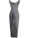 VIVIENNE WESTWOOD PANTHER DRAPED DRESS