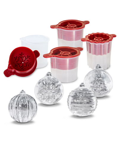 Tovolo Christmas Ornament Ice Molds Set, 4 Piece In Cayenne