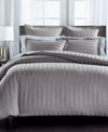 Charter Club 1.5" Stripe 550 Thread Count 100% Cotton 3-pc. Duvet Cover Set, Full/queen, Exclusively At Macy's In Vapor