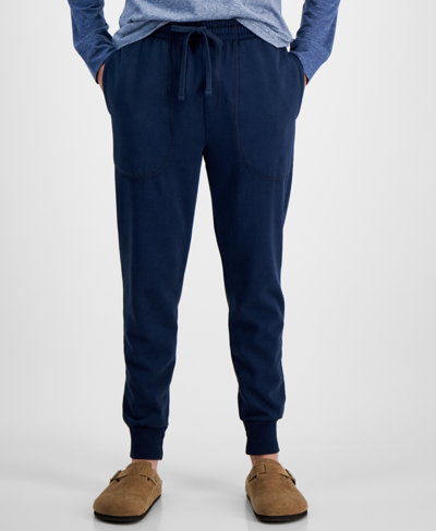 Sun + Stone Men's Nick Jogger Pants, Created For Macy's In Basic Navy