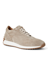 Bruno Magli Duccio Sneaker In Taupe Suede