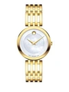 Movado Esperanza Mother-Of-Pearl & Goldtone Stainless Steel Bracelet Watch