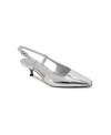 Kenneth Cole Martha Slingback Heel In Silver- Specchio Polyurethane