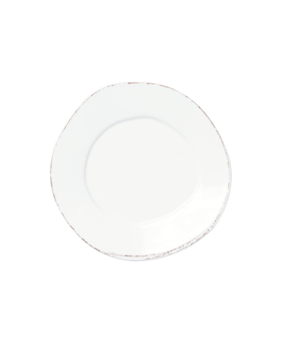 Vietri Melamine Lastra Salad Plate In White