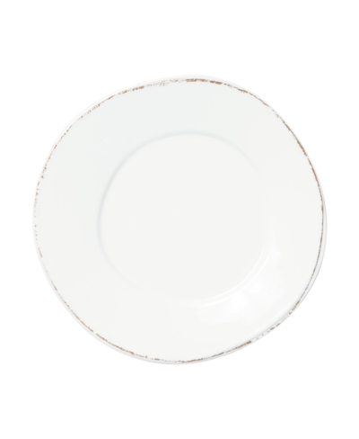 Vietri Melamine Lastra Dinner Plate In White