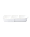 Vietri Melamine Lastra 3-part Server In White