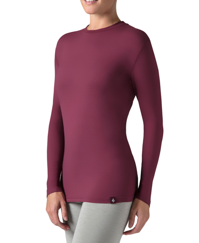 Heat Holders Women's Original Maria Thermal Top In Plum