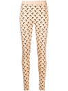 Marine Serre All Over Moon Pattern Leggings