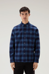 Woolrich Men Blue Check Size L