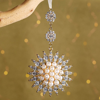 Frontgate Pearl Starburst Double-sided Ornament