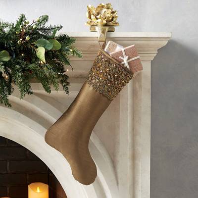 Frontgate Holiday Couture Embellished Stocking