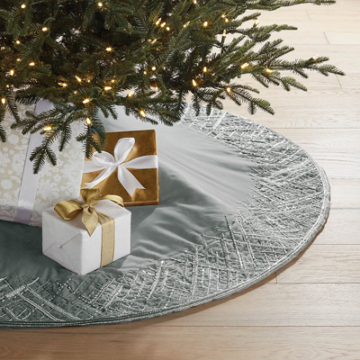 Frontgate Icy Indulgence Crystal Tree Skirt